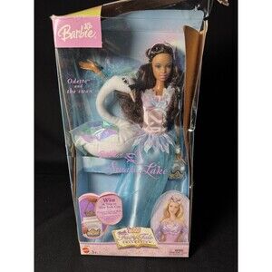 Barbie Fairy Tale Odette & the Swan of Swan Lake Doll Mattel 2003 #B5829 Box Dam